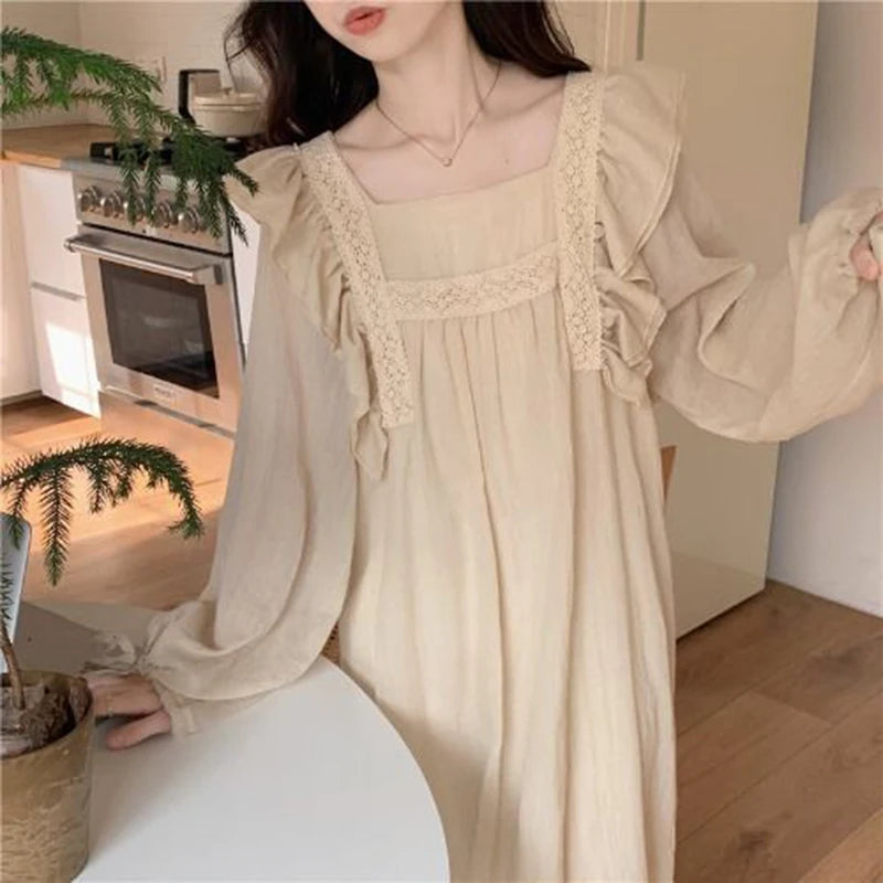 Elegant Lace Nightgown for Women