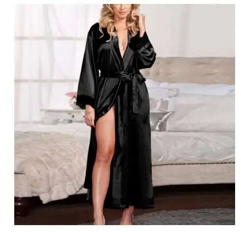 Elegant Women's Night Robe – Soft, Comfortable & Stylish