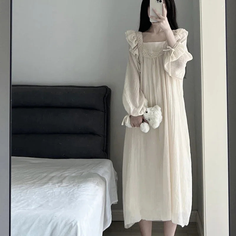 Elegant Lace Nightgown for Women