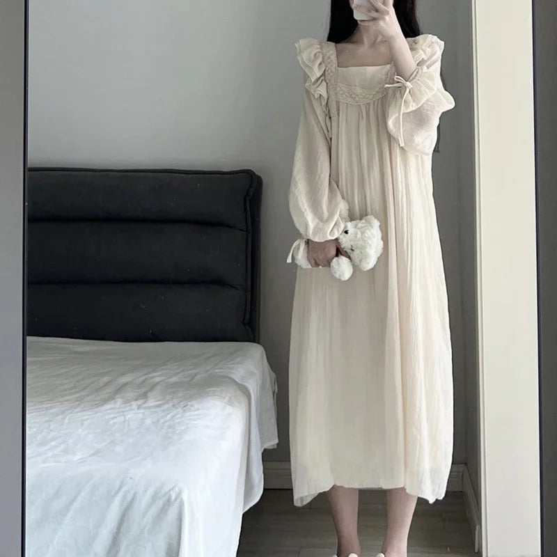 Elegant Lace Nightgown for Women