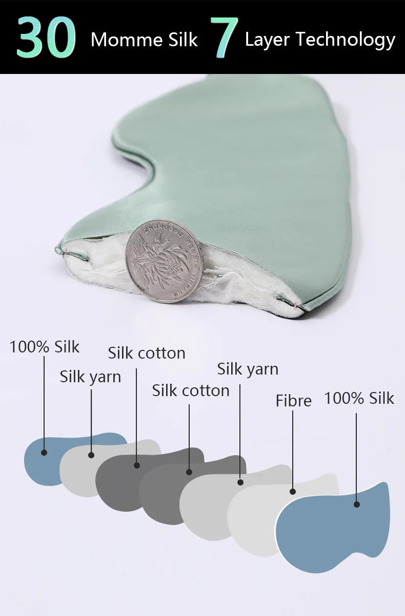 Luxurious 100% Silk Sleep Mask – 30 Momme