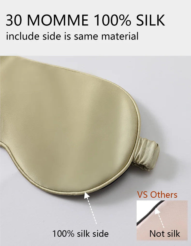 Luxurious 100% Silk Sleep Mask – 30 Momme