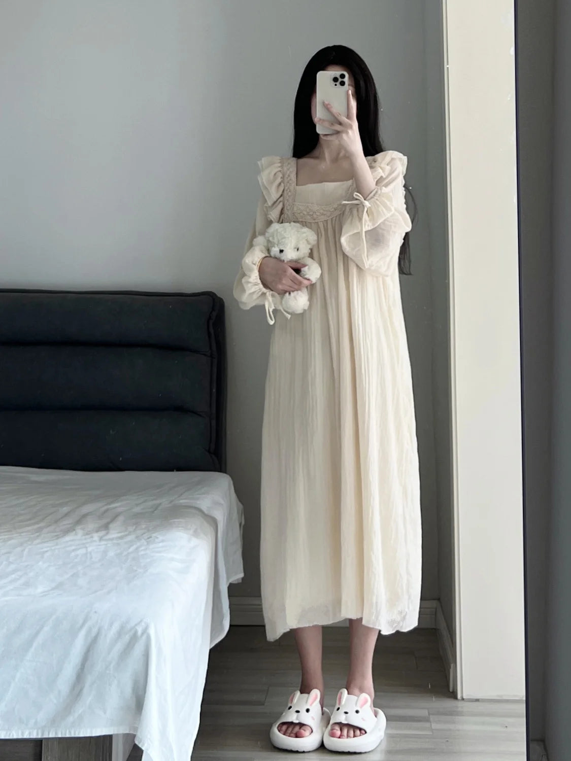 Elegant Lace Nightgown for Women