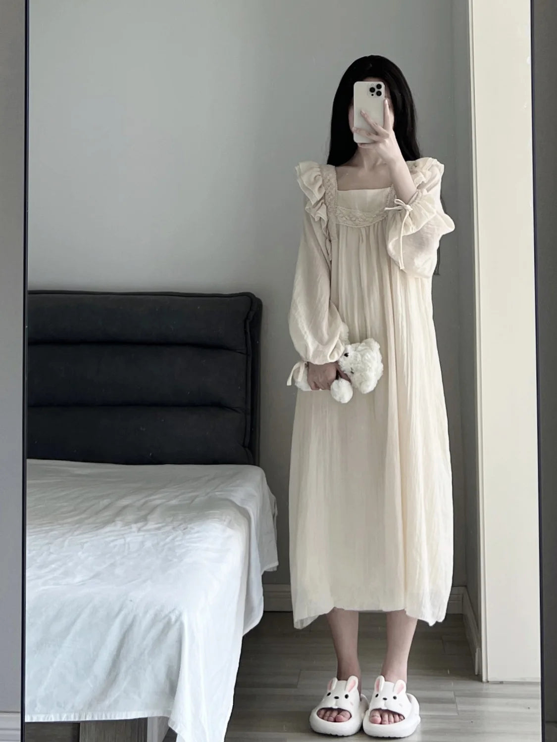 Elegant Lace Nightgown for Women
