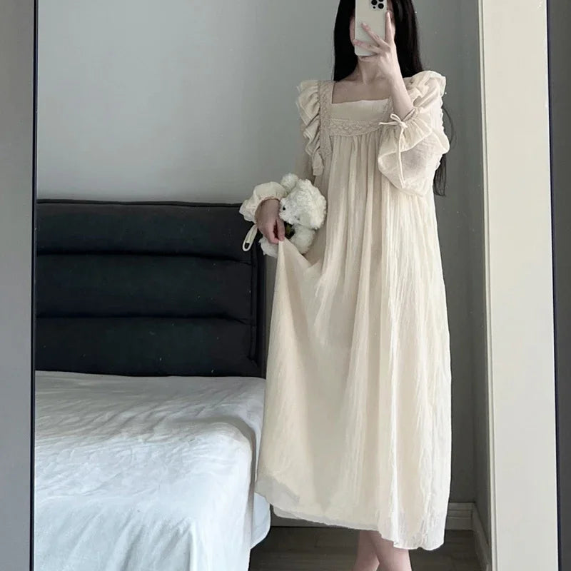 Elegant Lace Nightgown for Women