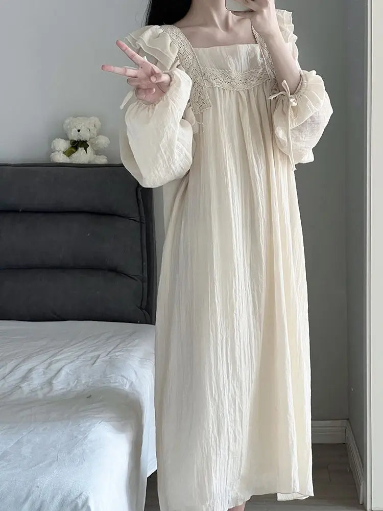 Elegant Lace Nightgown for Women