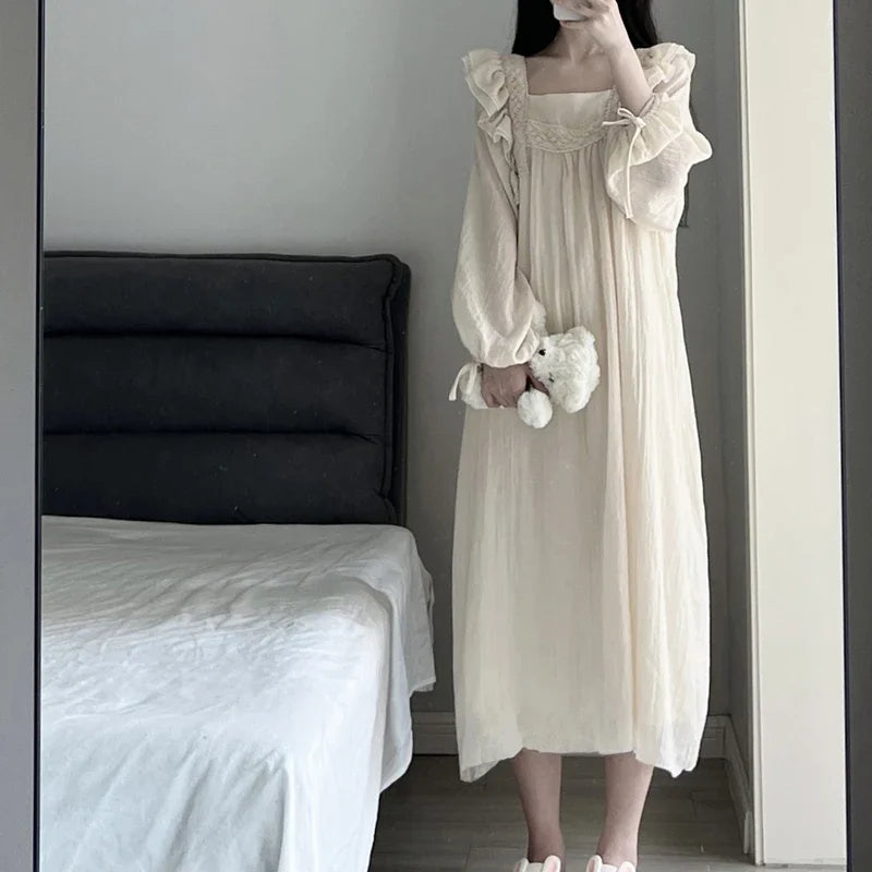 Elegant Lace Nightgown for Women