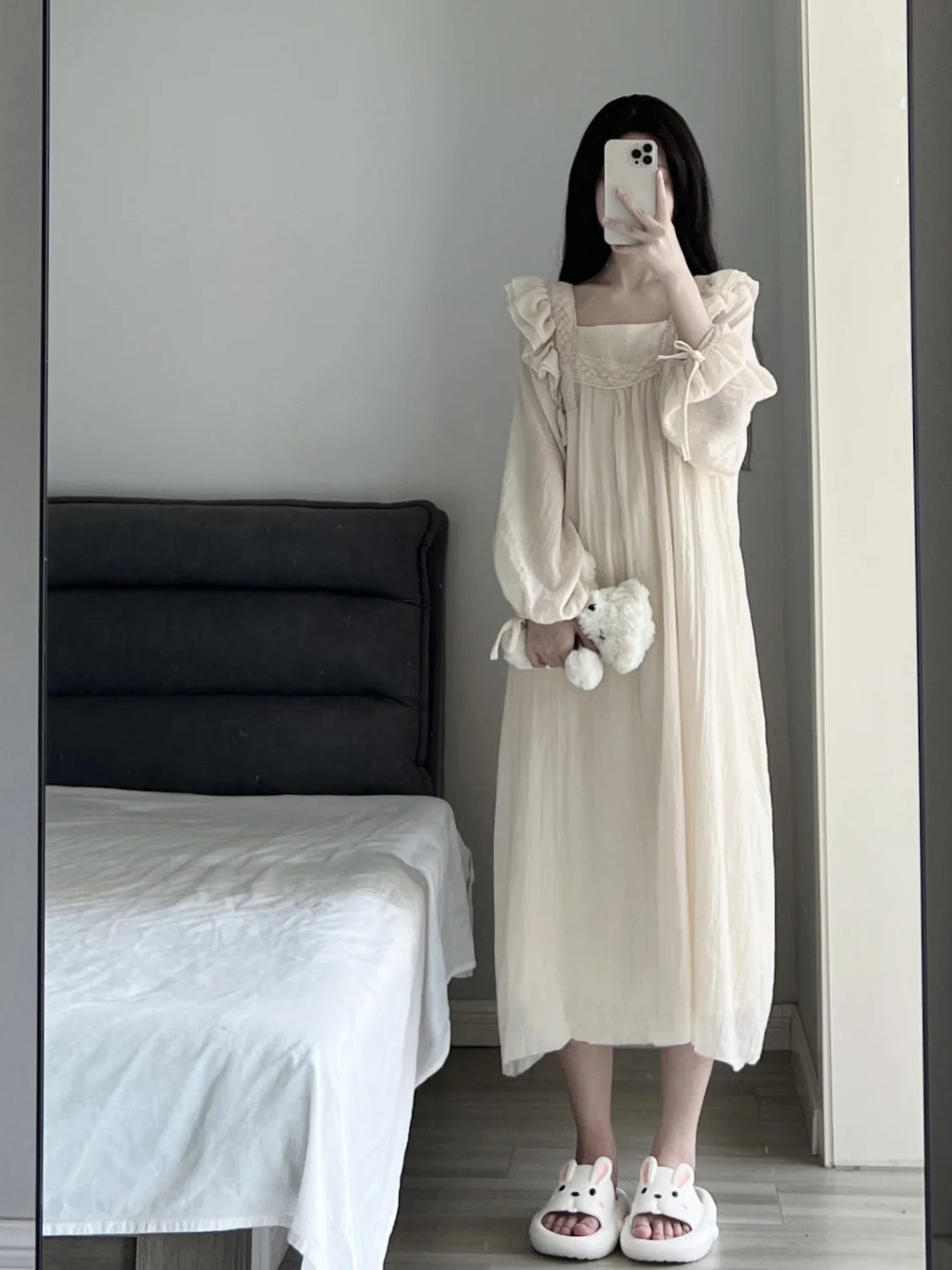 Elegant Lace Nightgown for Women